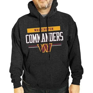 NEW Campus Colors Washington Commanders Hoodie Sweatshirt Gray Mens Size M